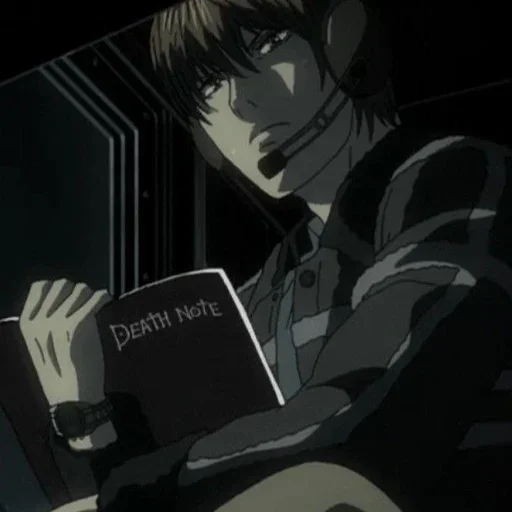 📓 Стикер «Light Yagami Death Note» для Telegram