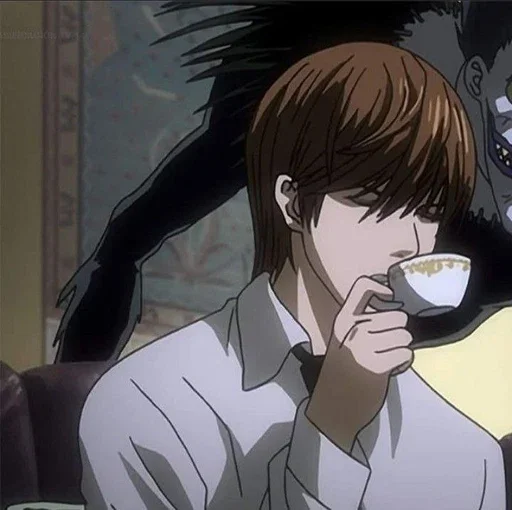 📓 Стикер «Light Yagami Death Note» для Telegram