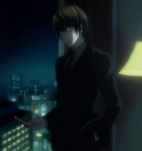 📓 Стикер «Light Yagami Death Note» для Telegram