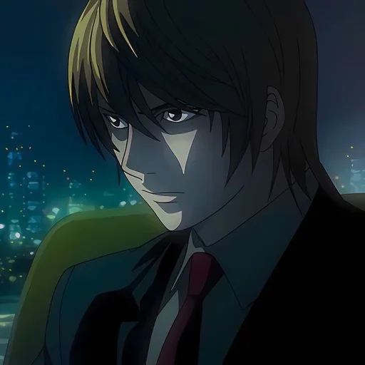 📓 Стикер «Light Yagami Death Note» для Telegram