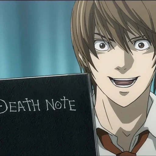 📓 Стикер «Light Yagami Death Note» для Telegram
