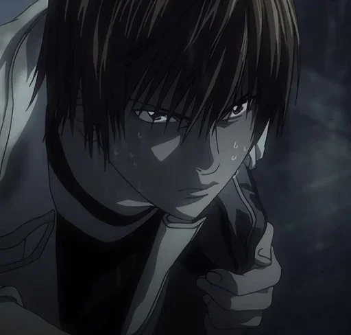 📓 Стикер «Light Yagami Death Note» для Telegram