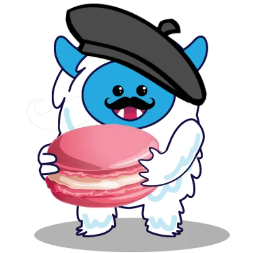 🇫🇷 Стикер «LightAndFreedom Cake Monster Boom Pack» для Telegram