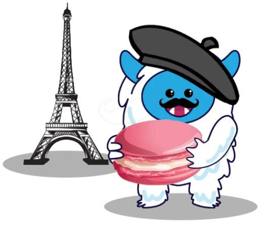 🇫🇷 Стикер «LightAndFreedom Cake Monster Boom Pack» для Telegram
