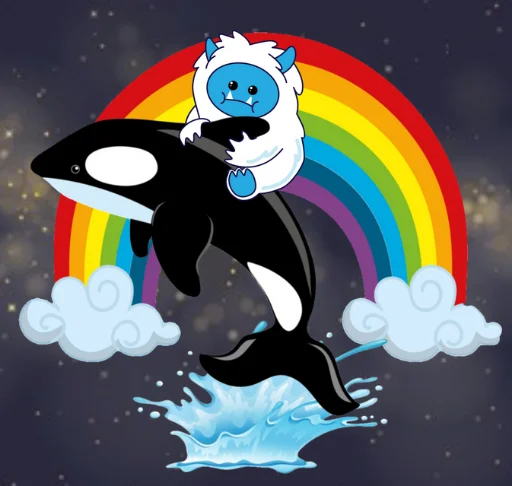 🐋 Стикер «LightAndFreedom Cake Monster Boom Pack» для Telegram
