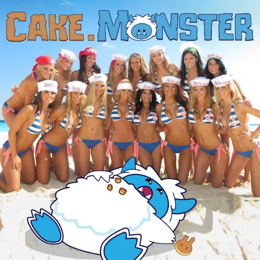 🏝 Стикер «LightAndFreedom Cake Monster Boom Pack» для Telegram