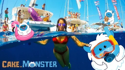 ⛵ Стикер «LightAndFreedom Cake Monster Boom Pack» для Telegram