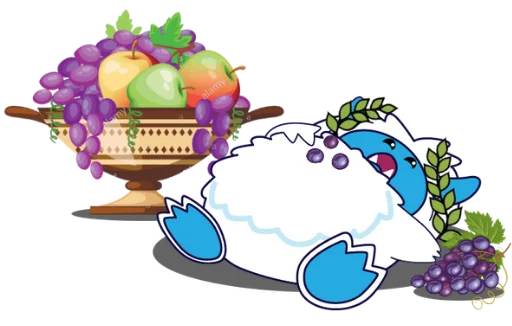 🍇 Стикер «LightAndFreedom Cake Monster Boom Pack» для Telegram
