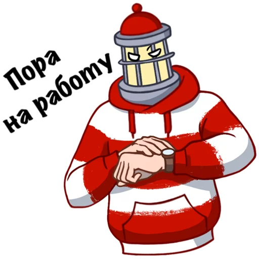 ⏰ Стикер «Человек-Маяк» для Telegram