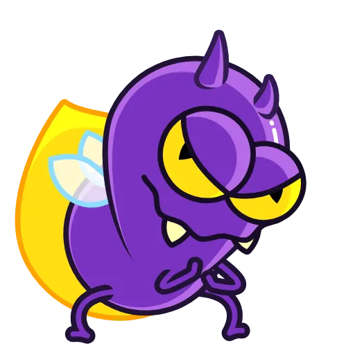 😈 Стикер «Lightning Bud» для Telegram