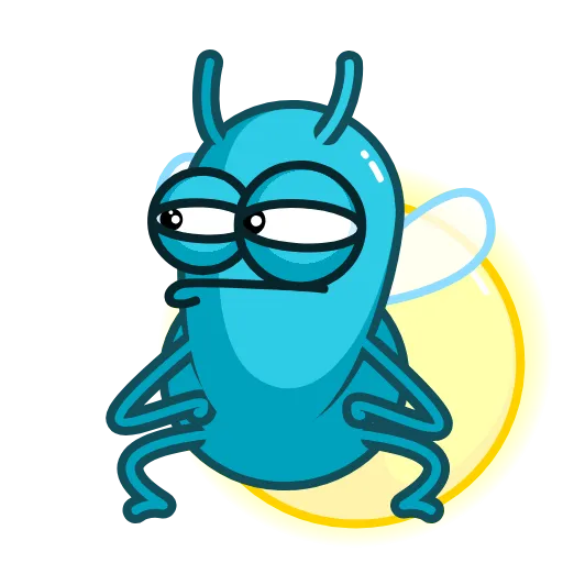 😑 Стикер «Lightning Bud» для Telegram