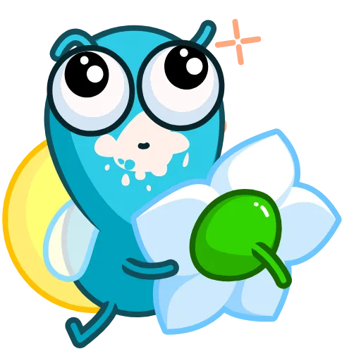 🥴 Стикер «Lightning Bud» для Telegram