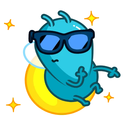 😉 Стикер «Lightning Bud» для Telegram