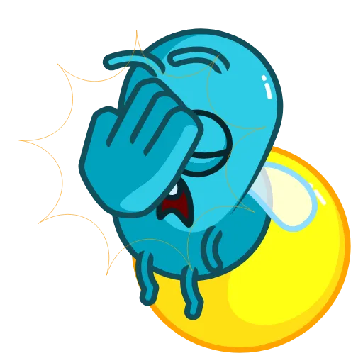 🤦‍♂️ Стикер «Lightning Bud» для Telegram