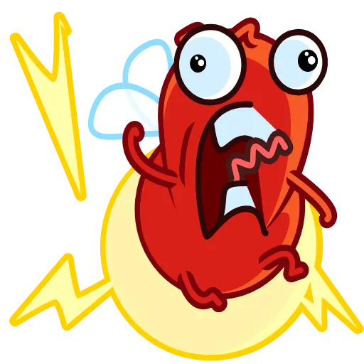 😡 Стикер «Lightning Bud» для Telegram