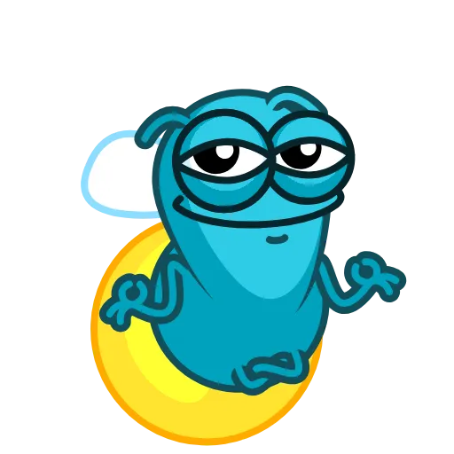 😌 Стикер «Lightning Bud» для Telegram