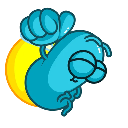 👍 Стикер «Lightning Bud» для Telegram