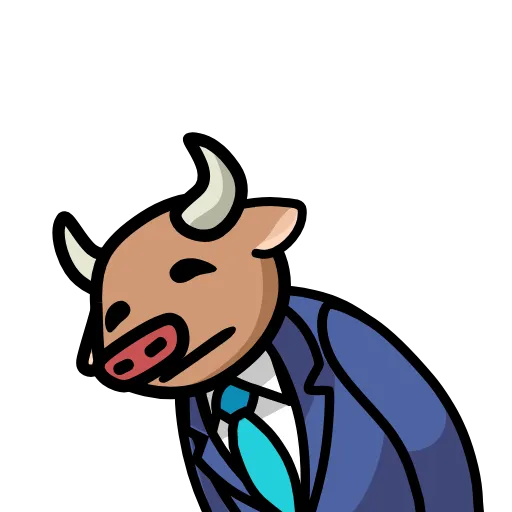 🙇‍♂️ Стикер «LIHKG Cow» для Telegram