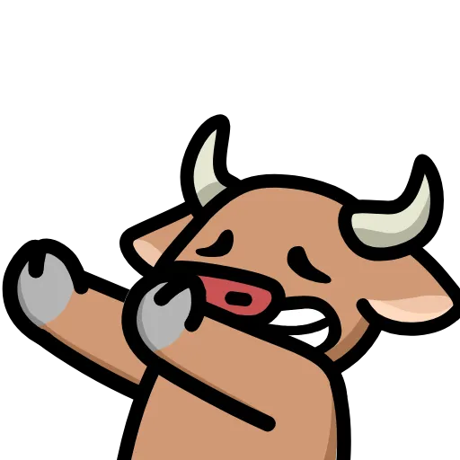 🖐 Стикер «LIHKG Cow» для Telegram