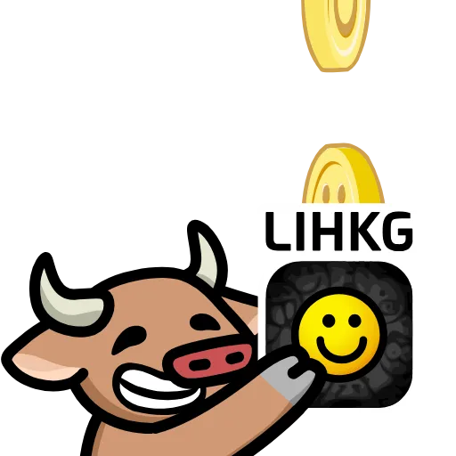 😊 Стикер «LIHKG Cow» для Telegram