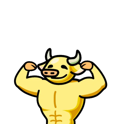✨ Стикер «LIHKG Cow» для Telegram