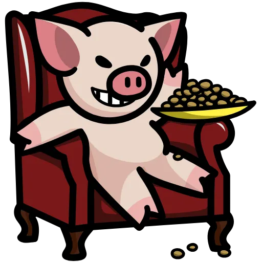 🥜 Стикер «Pig» для Telegram