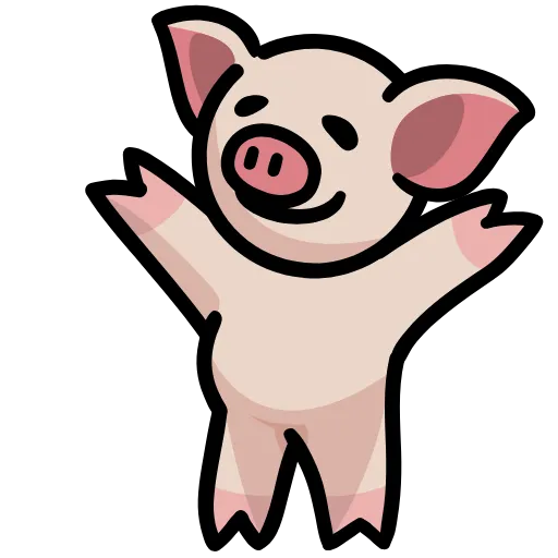 💃 Стикер «Pig» для Telegram
