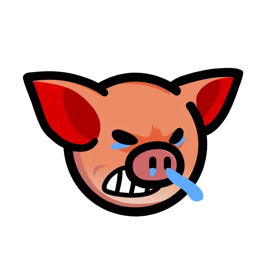 😡 Стикер «Pig» для Telegram