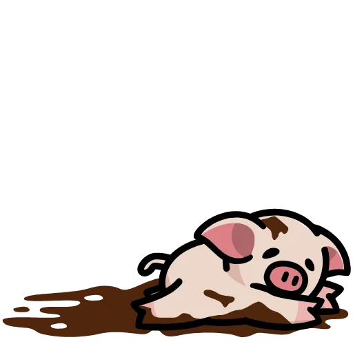 💀 Стикер «Pig» для Telegram