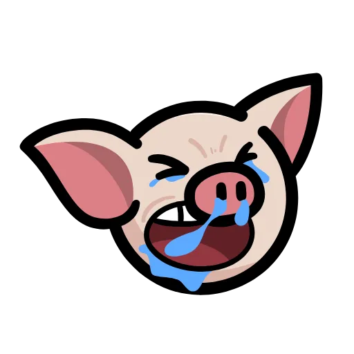😭 Стикер «Pig» для Telegram
