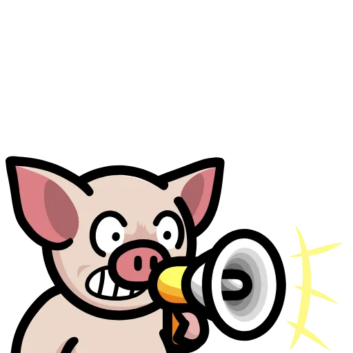 🔈 Стикер «Pig» для Telegram