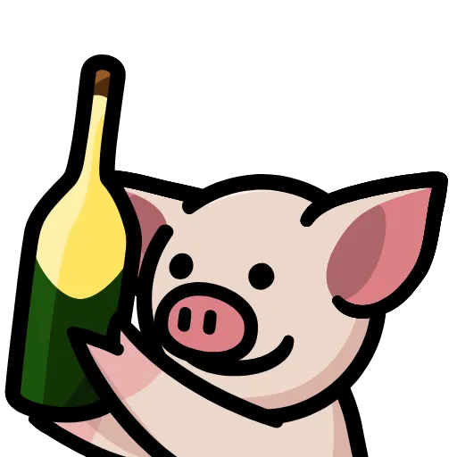 🍾 Стикер «Pig» для Telegram