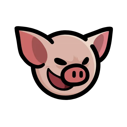 Стикерпак Pig для Telegram