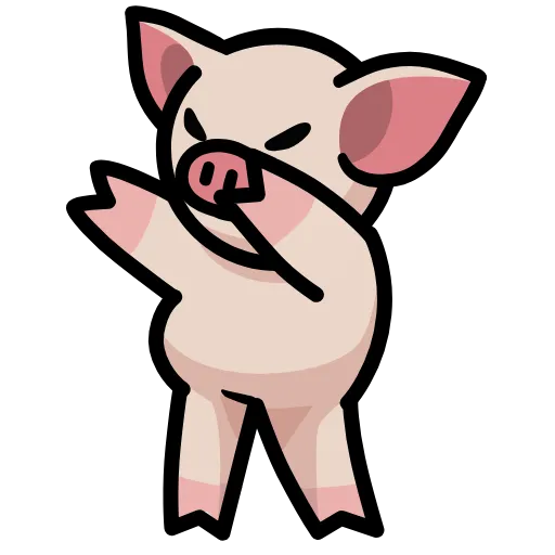 💃 Стикер «Pig» для Telegram