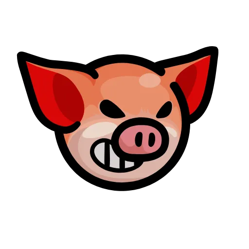 😡 Стикер «Pig» для Telegram