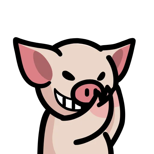 😁 Стикер «Pig» для Telegram