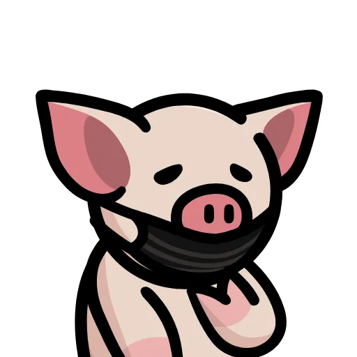 😷 Стикер «Pig» для Telegram