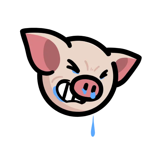 😭 Стикер «Pig» для Telegram
