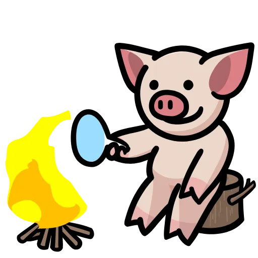 💨 Стикер «Pig» для Telegram