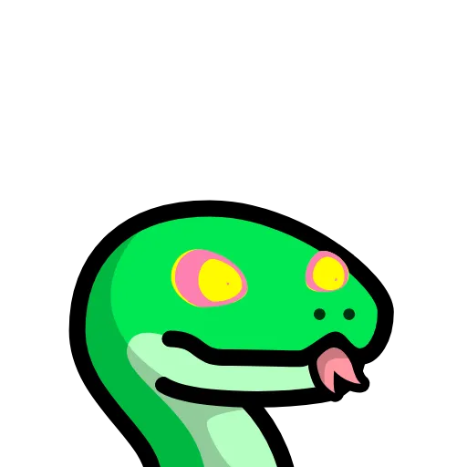 👁️ Стикер «LIHKG Snake» для Telegram