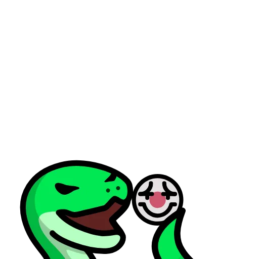 🍽️ Стикер «LIHKG Snake» для Telegram
