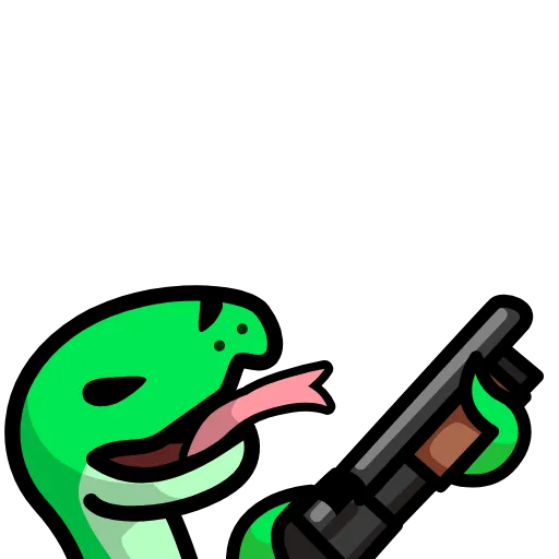 🔫 Стикер «LIHKG Snake» для Telegram
