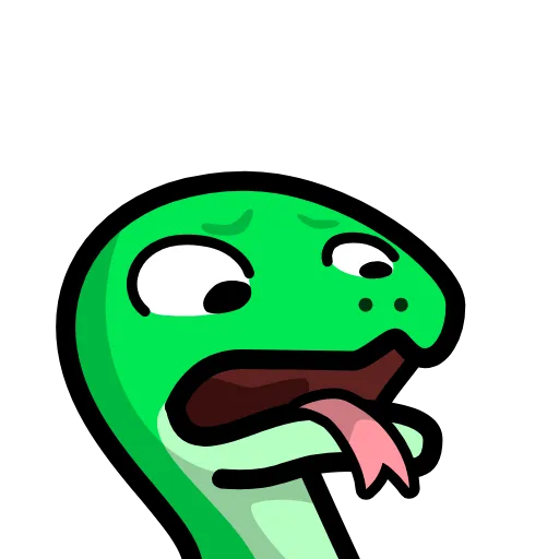 😲 Стикер «LIHKG Snake» для Telegram