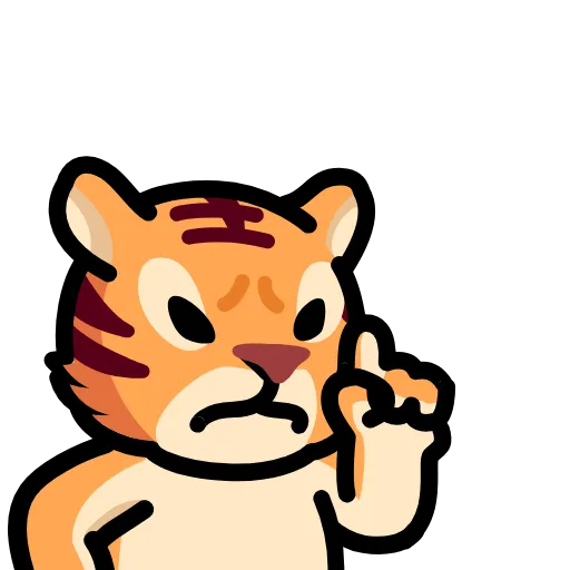 👉 Стикер «LIHKG Tiger» для Telegram