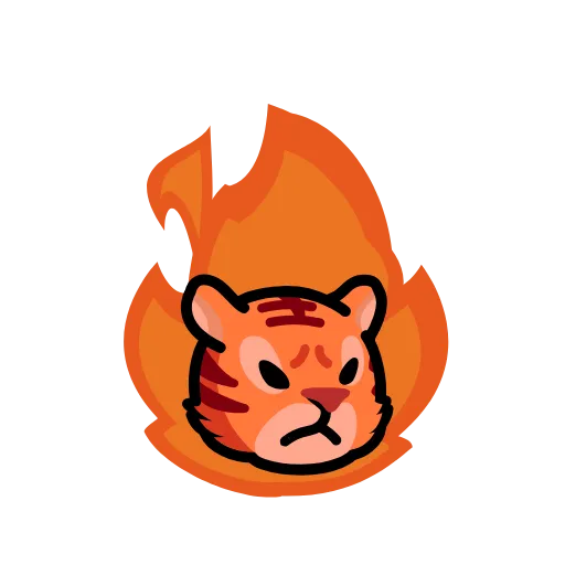 🔥 Стикер «LIHKG Tiger» для Telegram