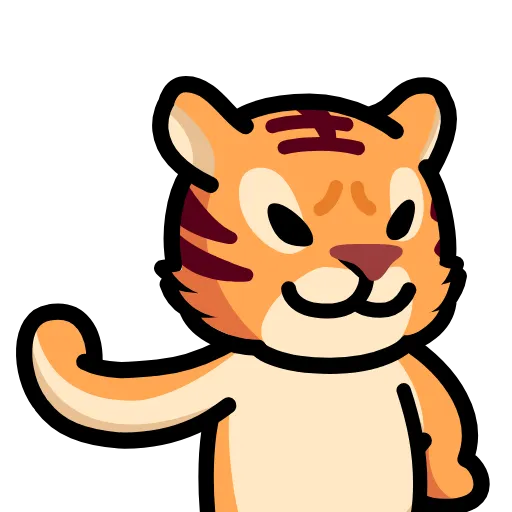 👍 Стикер «LIHKG Tiger» для Telegram