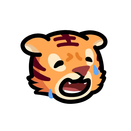 😭 Стикер «LIHKG Tiger» для Telegram