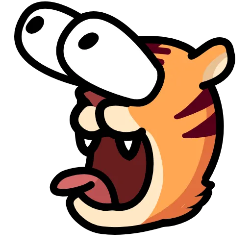 😱 Стикер «LIHKG Tiger» для Telegram