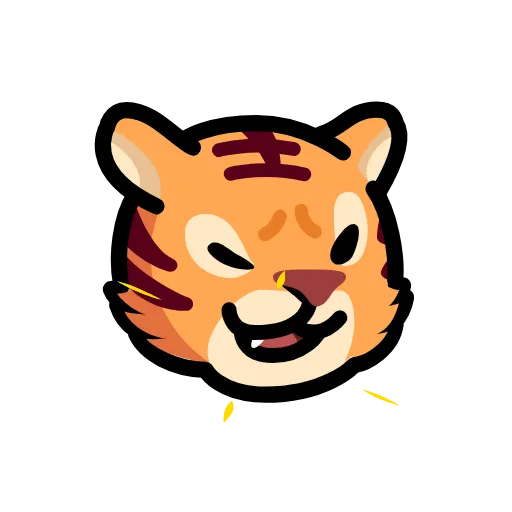 Стикерпак LIHKG Tiger для Telegram