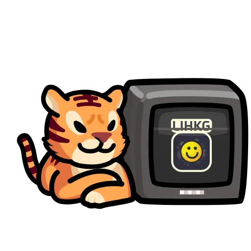 📺 Стикер «LIHKG Tiger» для Telegram